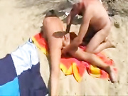 MILF Gets Fingered On The Beach And Absolutely Loves It